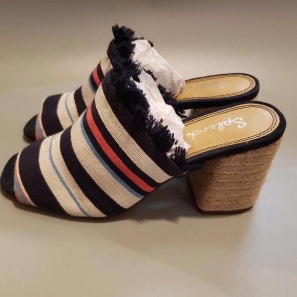 NWOB Splendid colorful mules espadrilles 8.5 (bin 3) - Picture 6 of 8